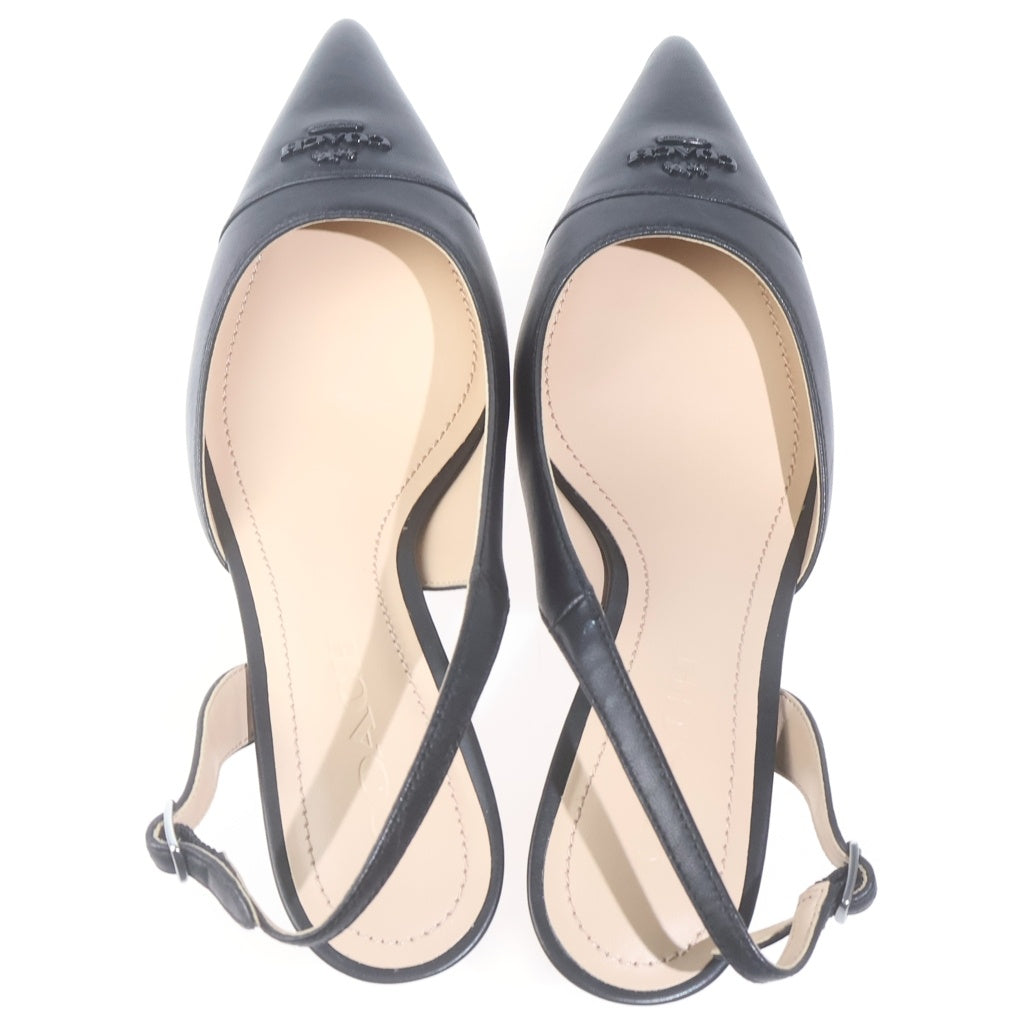COACH(コーチ) WMNS ROXANNE LTHR PUMP ウィメンズ ロクサーヌ レザー パンプス ピンヒール ブラック US6.5/23.5cm CZ163 レディース