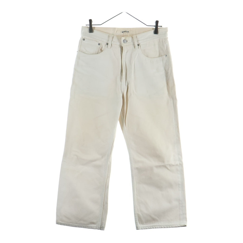 AURALEE(オーラリー) 20SS HARD TWIST DENIM 5P PANTS ハードツイスト コットンデニム 5ポケット ワークパンツ ホワイト A20SP02DM