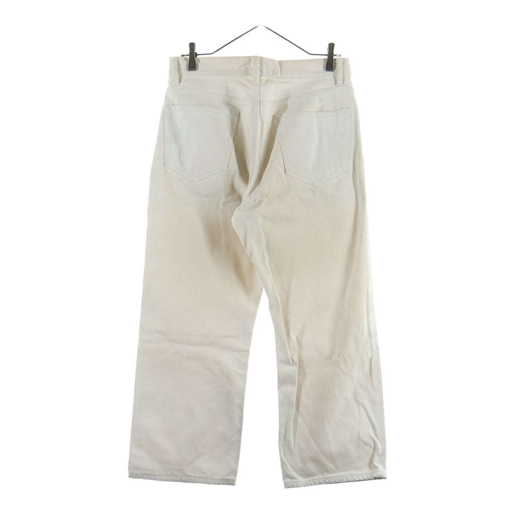 AURALEE(オーラリー) 20SS HARD TWIST DENIM 5P PANTS ハードツイスト コットンデニム 5ポケット ワークパンツ ホワイト A20SP02DM