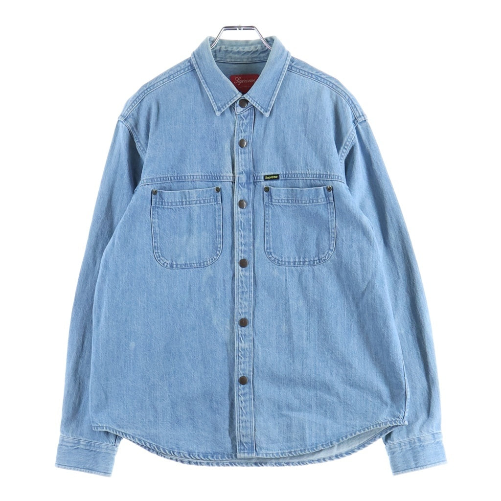 SUPREME(シュプリーム) 22AW Snap Work Shirt Denim スナップデニムワークシャツ ライトインディゴ