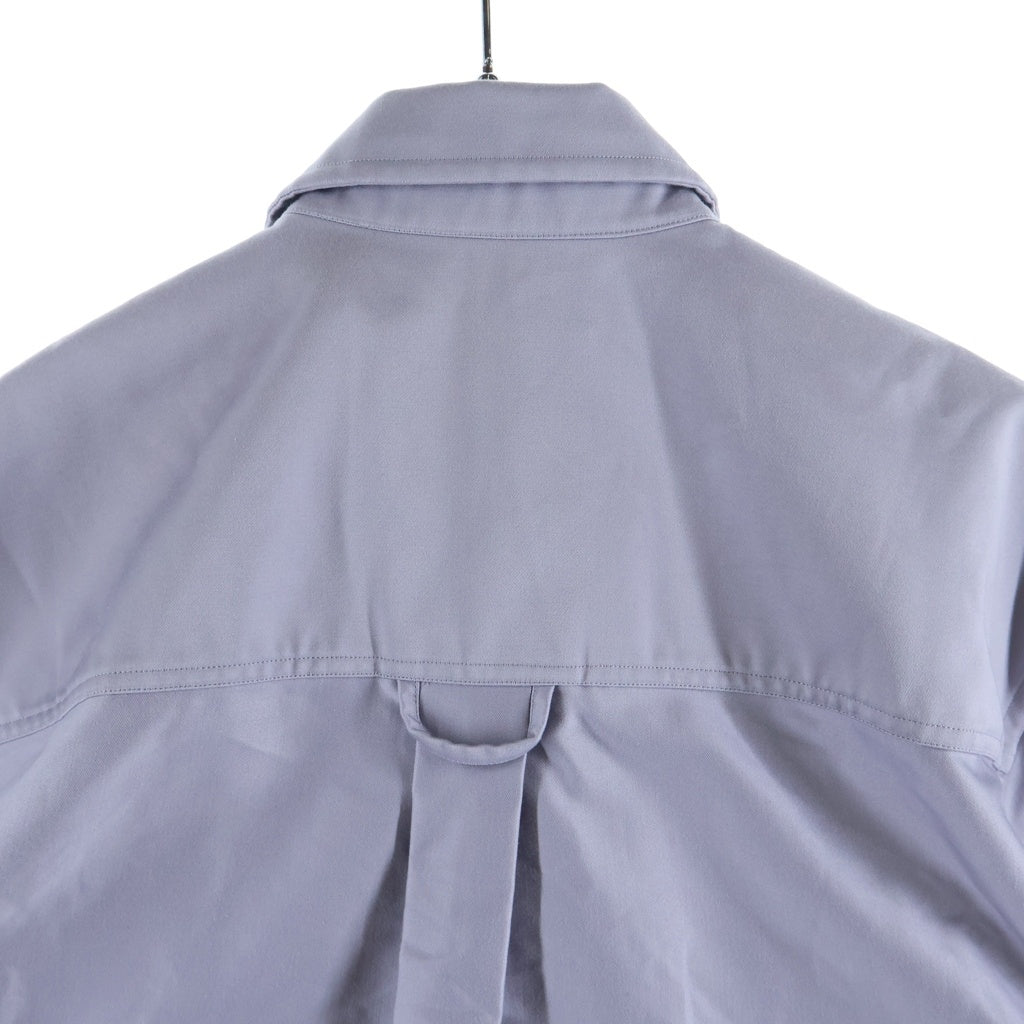 JIL SANDER(ジルサンダー) NEVER FADE AWAY メタルピン コットン半袖シャツ パープル JSMS740626