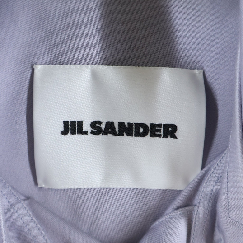 JIL SANDER(ジルサンダー) NEVER FADE AWAY メタルピン コットン半袖シャツ パープル JSMS740626