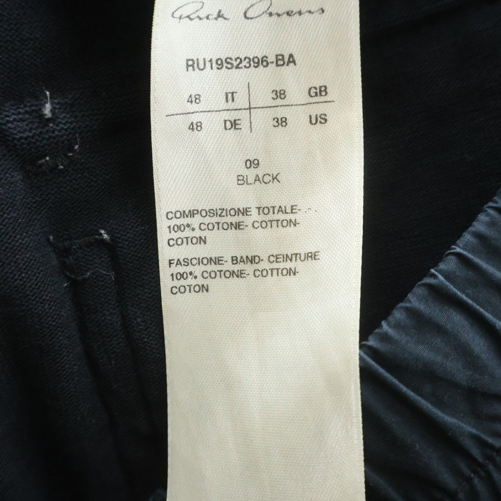 Rick Owens(リックオウエンス) 19SS CARGO JOG カーゴジョグパンツ ブラック RU19S2396-BA