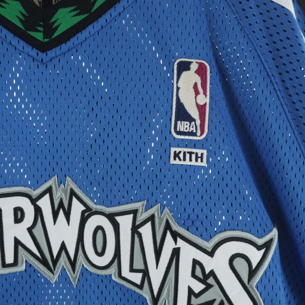 KITH(キス) 26SS NBA All-Star Minnesota Timberwolves Leon Jersey ミネソタ ティンバーウルブズ レオンジャージー Tシャツ