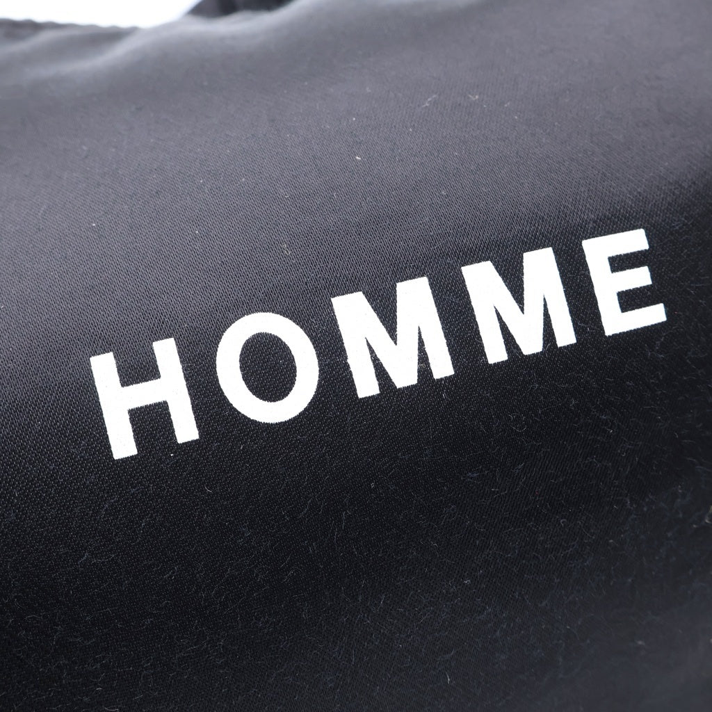 COMME des GARCONS HOMME(コムデギャルソンオム) ロゴプリント ナイロン ショルダーバッグ ブラック HP-K206-051