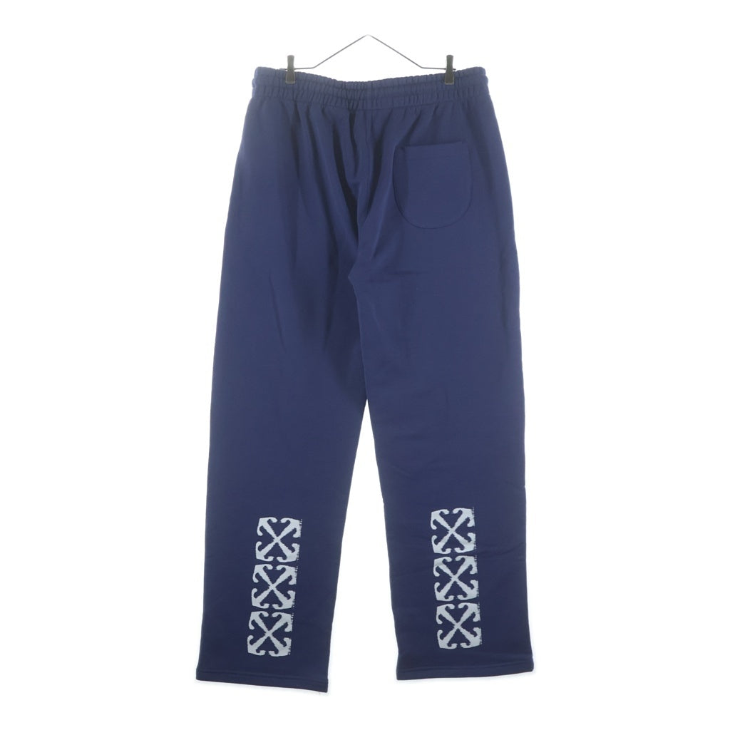 OFF-WHITE(オフホワイト) WINDY ARROW SWEATPANT ウィンディ アロー イージースウェットパンツ ネイビー 44MCH054G5F00A4901