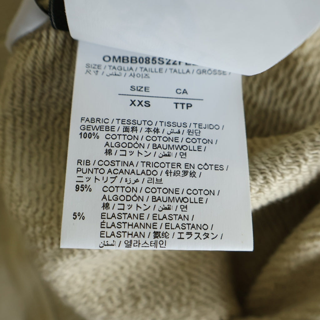 OFF-WHITE(オフホワイト) 22SS GRAFFITI OUTLINE SKATE HOODIE DARK SAND グラフィティ アウトライン スケート ダークサンド プルオーバースウェットパーカー フーディー ベージュ OMBB085S22FLE010