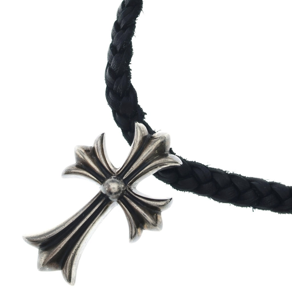 CHROME HEARTS(クロムハーツ) CH CRS SMLスモールCHクロス BC ボロチップブレイド ネックレス シルバー BCA220