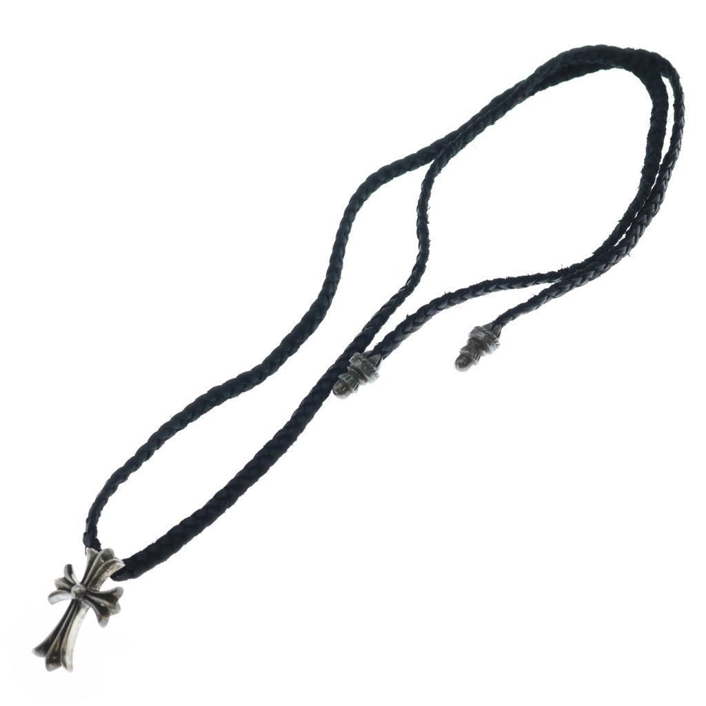 CHROME HEARTS(クロムハーツ) CH CRS SMLスモールCHクロス BC ボロチップブレイド ネックレス シルバー BCA220