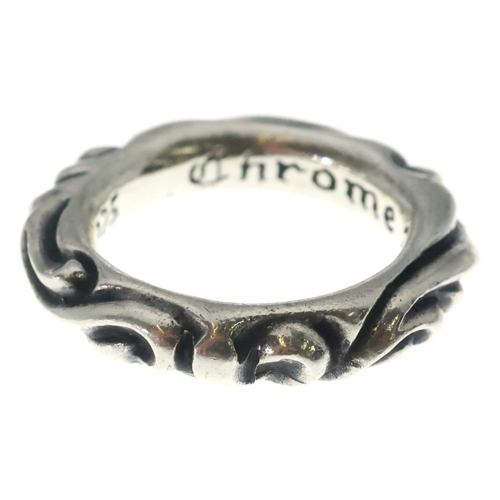 CHROME HEARTS(クロムハーツ) SCRL BAND スクロールバンド リング シルバー BCA351