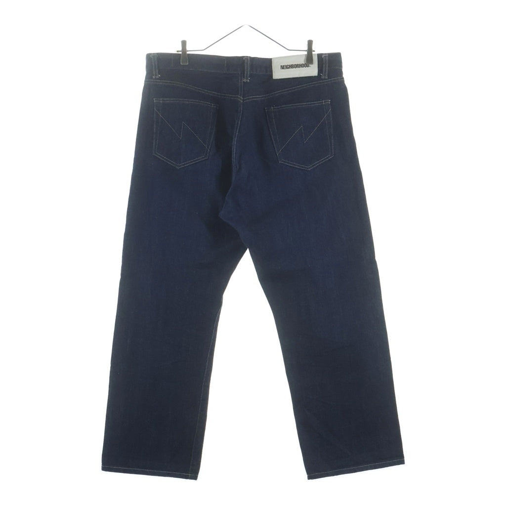 NEIGHBORHOOD(ネイバーフッド) 25AW RIGID DENIM DP BASIC PANTS リジッド ベーシック テーパード ジップフライ デニムパンツ ジーンズ インディゴ 252XBNH-PTM02