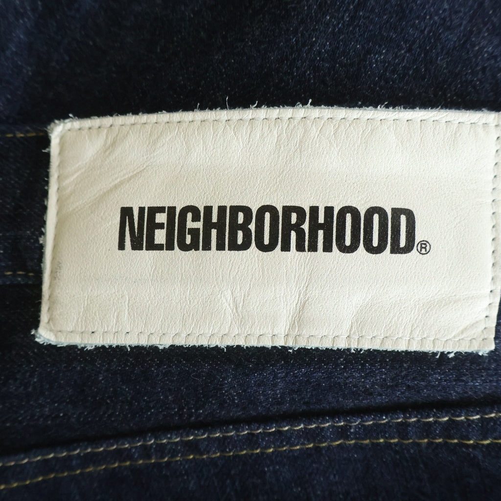 NEIGHBORHOOD(ネイバーフッド) 25AW RIGID DENIM DP BASIC PANTS リジッド ベーシック テーパード ジップフライ デニムパンツ ジーンズ インディゴ 252XBNH-PTM02