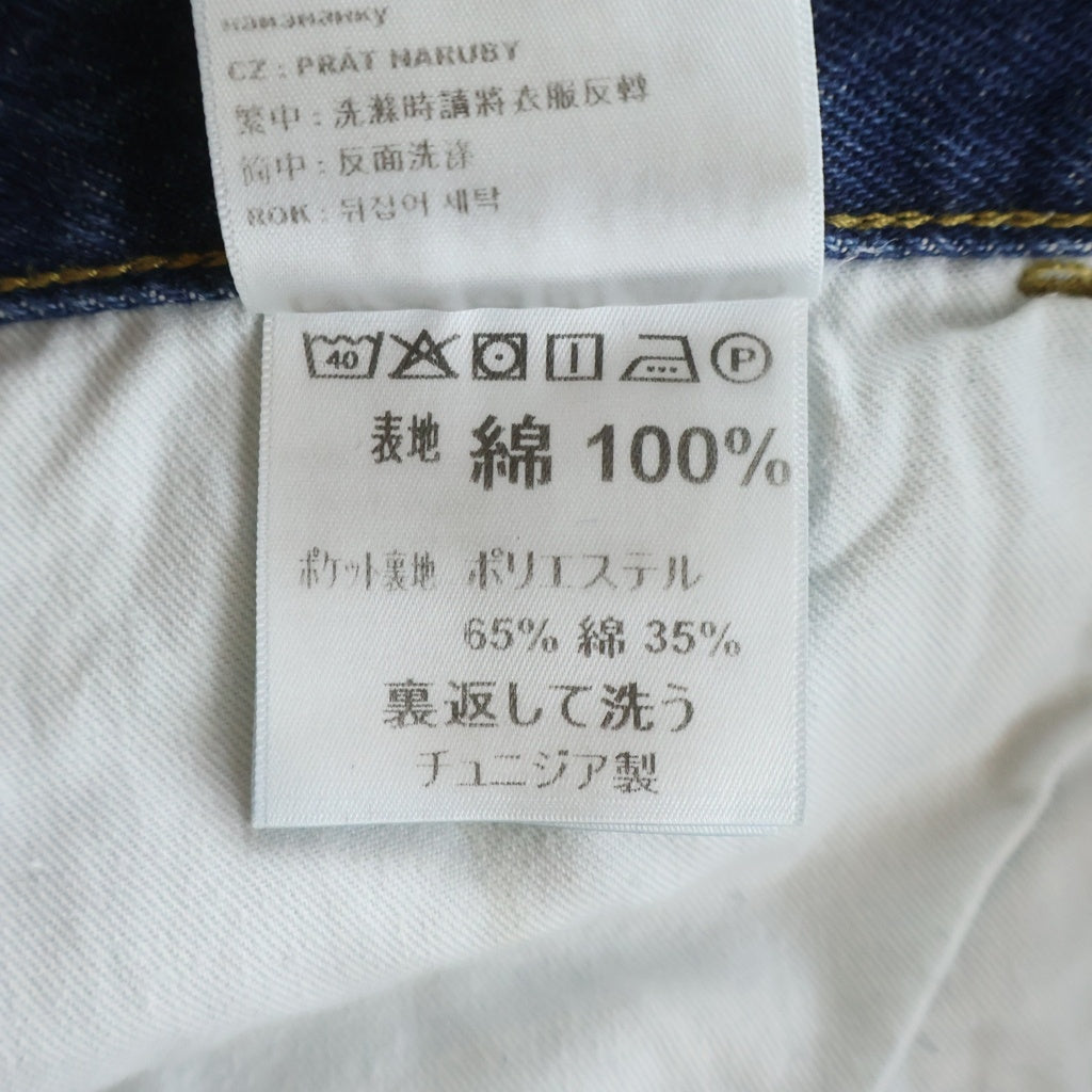 Carhartt WIP(カーハート ダブリューアイピー) 24AW SINGLE KNEE PANT シングルニー マルチポケット ワーク デニムパンツ インディゴ I032024