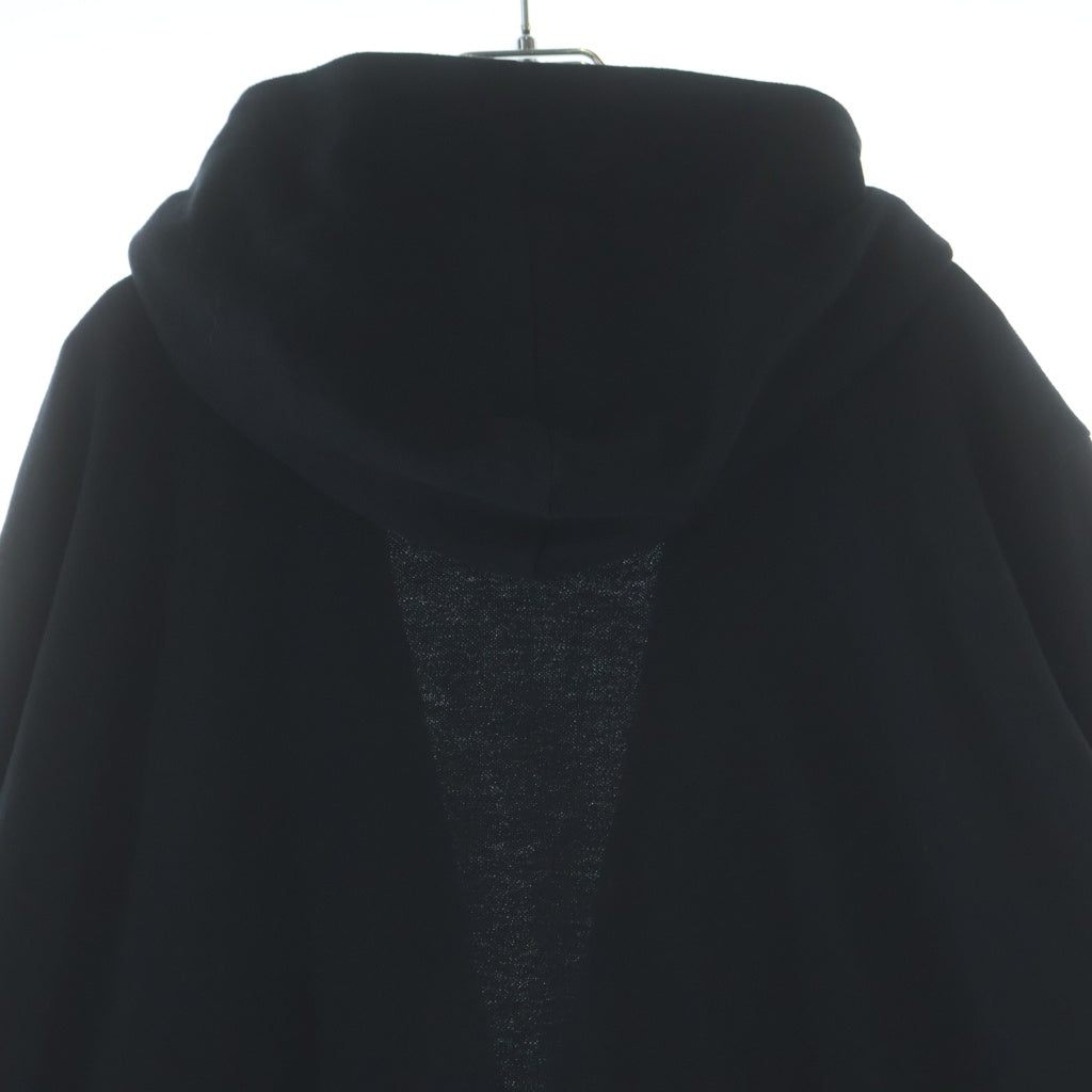 Ground Y(グラウンドワイ) 20SS DRAPE HOOD CARDIGAN ドレープフードカーディガン ブラック GN-D06-005 GN-D06-005