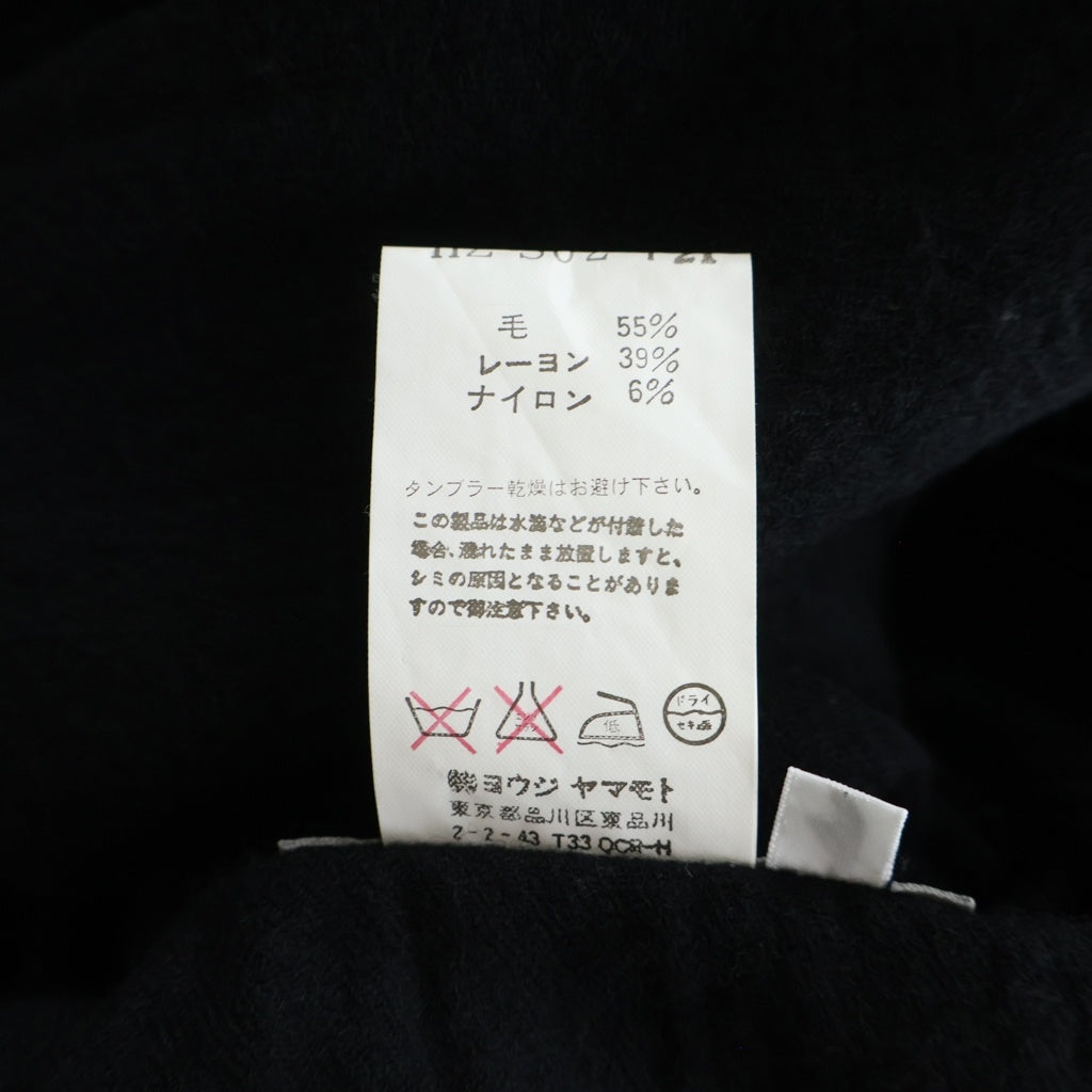 Yohji Yamamoto POUR HOMME(ヨウジヤマモト プールオム) 04SS WOOL WRAP SKIRT ウールラップスカート ブラック HZ-S02-121 HZ-S02-121