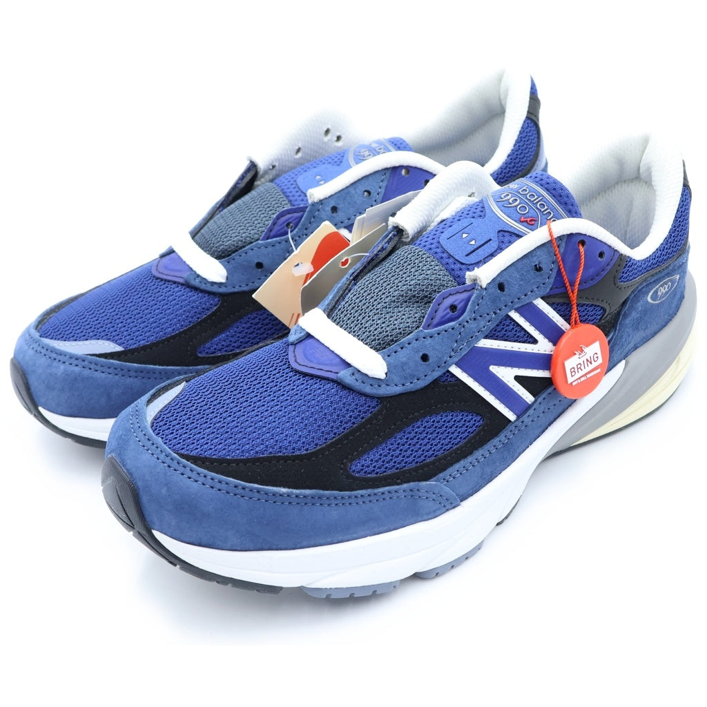 New Balance(ニューバランス) U990IA6 スエード メッシュ ローカットスニーカー ブルー US8.5/26.5cm