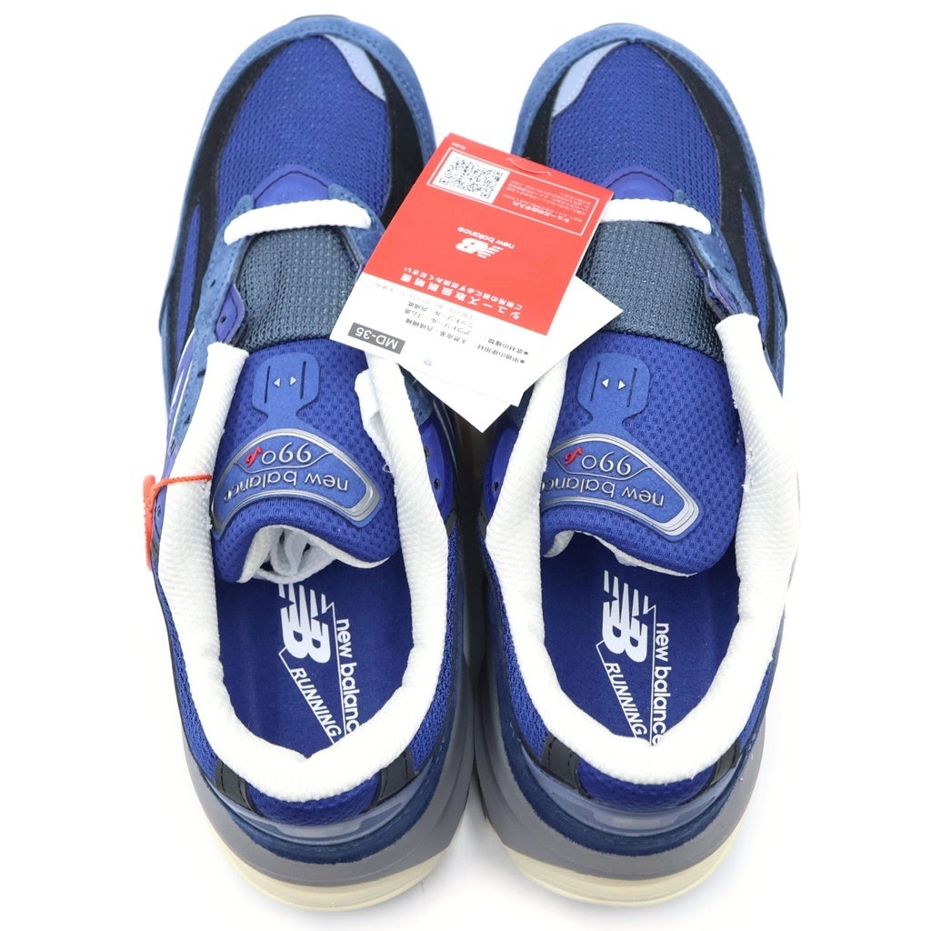 New Balance(ニューバランス) U990IA6 スエード メッシュ ローカットスニーカー ブルー US8.5/26.5cm