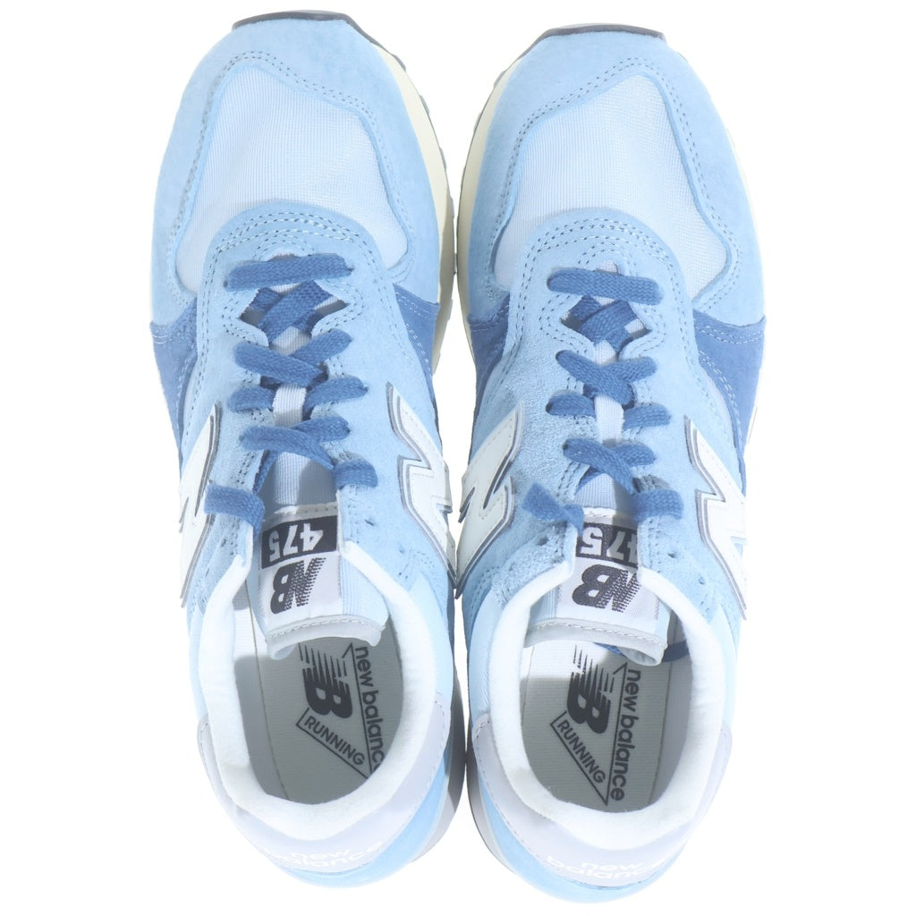 New Balance(ニューバランス) M475VTG スエード メッシュ ローカットスニーカー ブルー US8.5/26.5cm