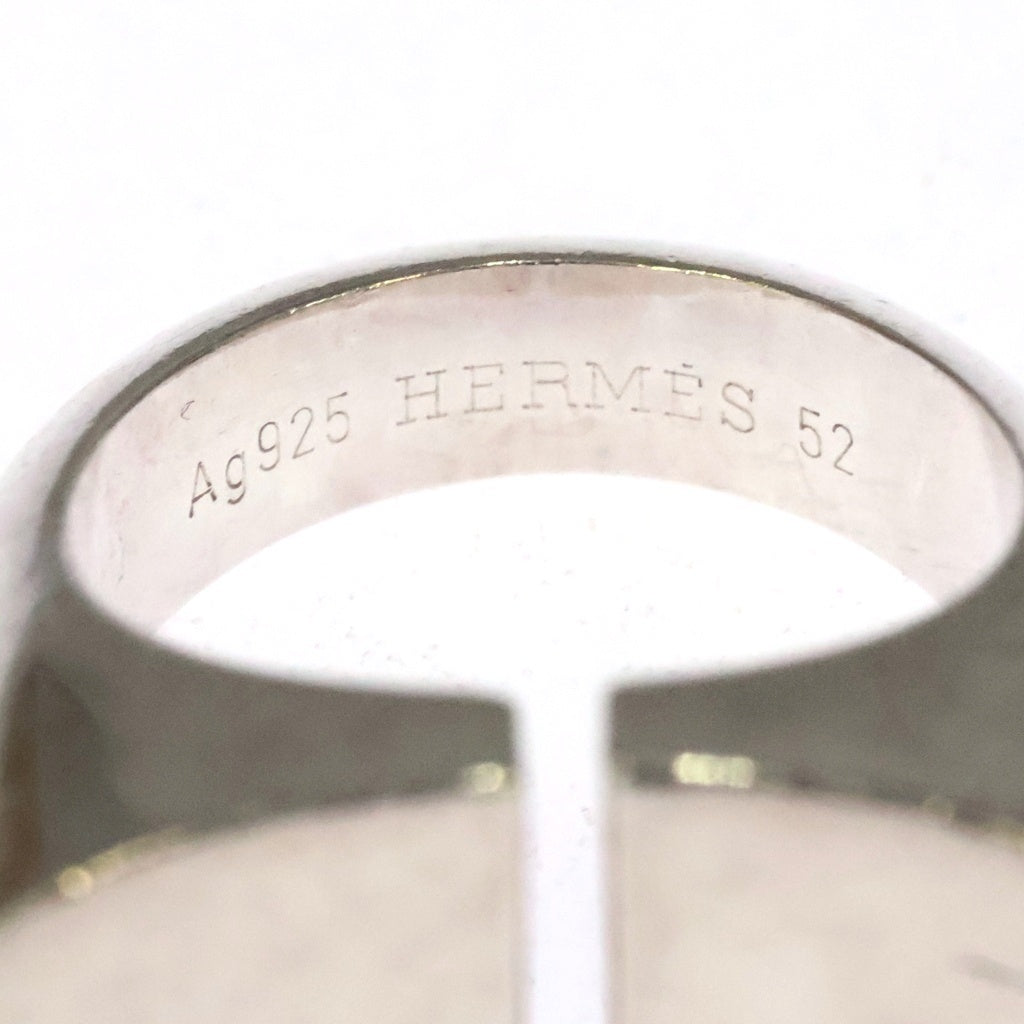 HERMES(エルメス) Initial Ring イニシャル リング シルバー