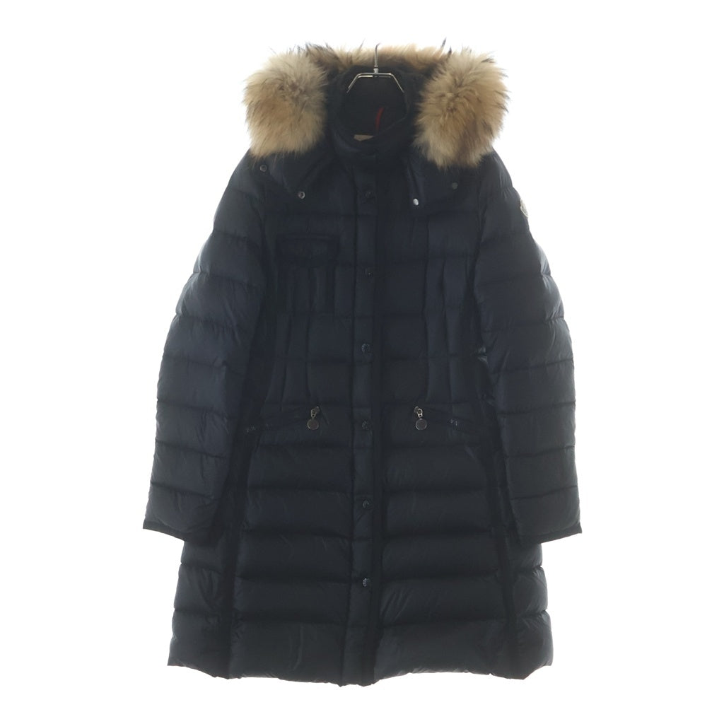 MONCLER(モンクレール) HERMIFUR エルミファー ファー フーデッドダウンコート ジャケット レディース ブラック 420934995615 53048