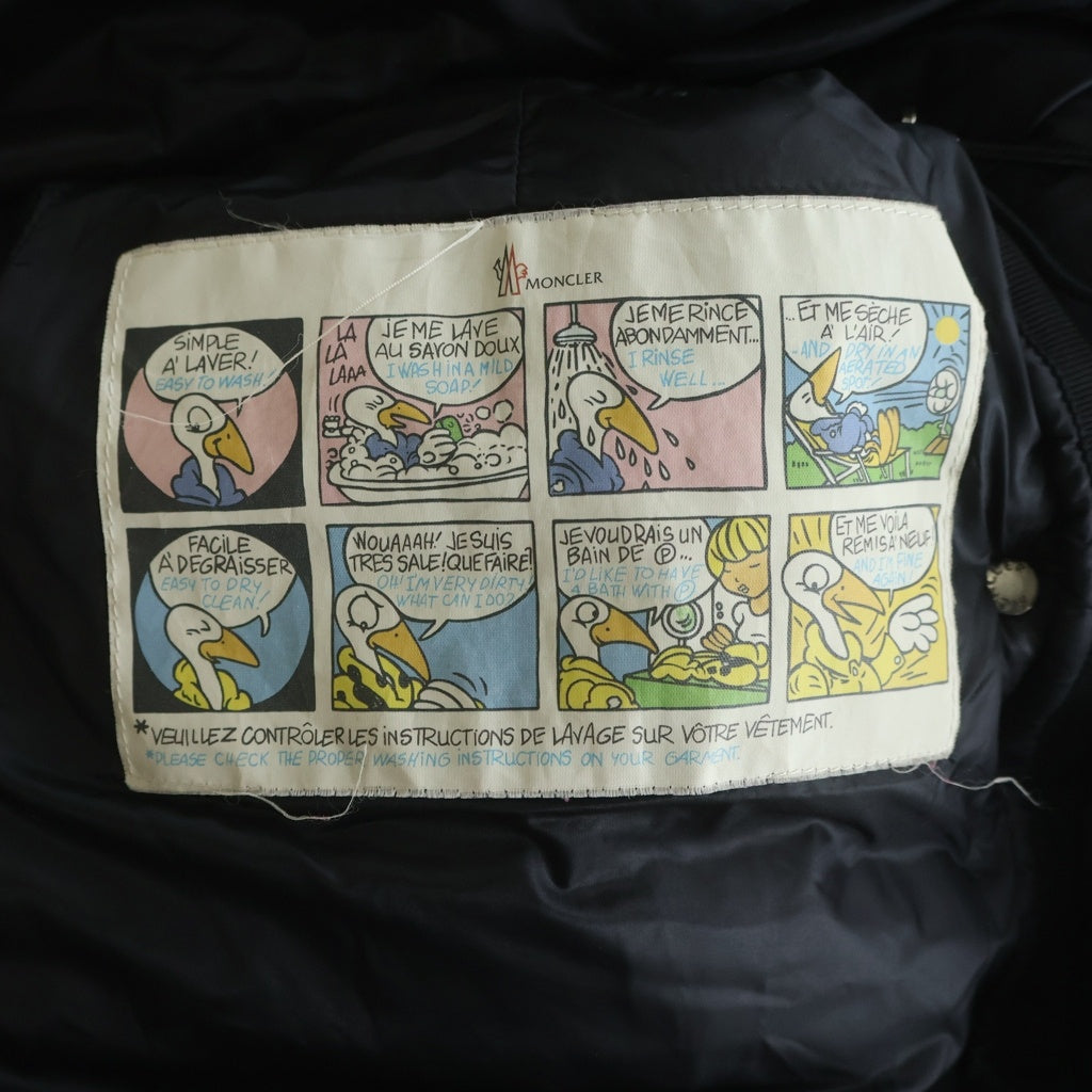 MONCLER(モンクレール) HERMIFUR エルミファー ファー フーデッドダウンコート ジャケット レディース ブラック 420934995615 53048