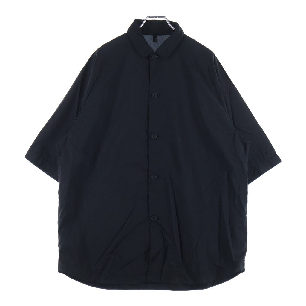 TEATORA(テアトラ) 26SS CARTRIDGE SHIRT S/S HOVERLAYER カートリッジ ナイロン 半袖シャツ ブラック TT-CG-SHT-SS-HL