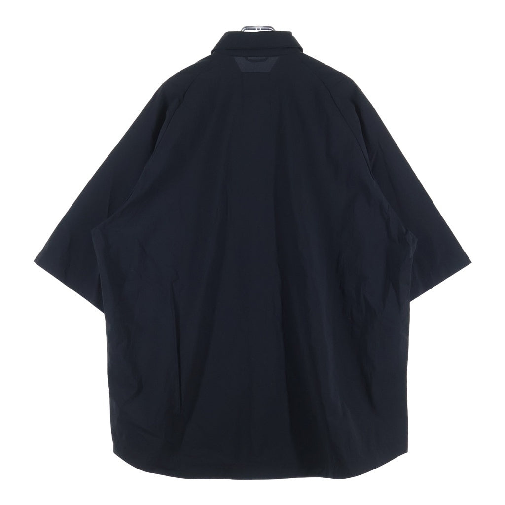 TEATORA(テアトラ) 26SS CARTRIDGE SHIRT S/S DOCTOROID カートリッジ ドクトロイド ナイロン 半袖シャツ ブラック TT-CG-SHT-SS-DR