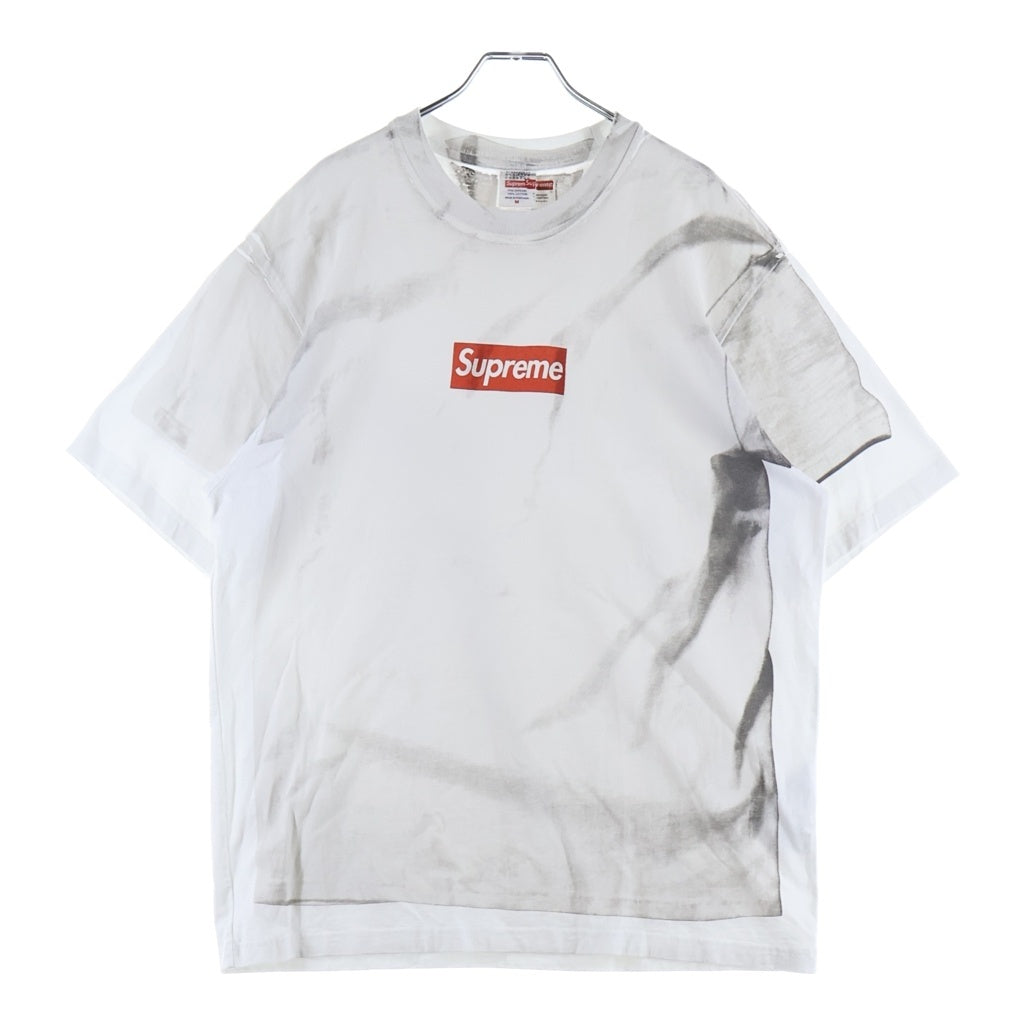 SUPREME(シュプリーム) 24SS ×MM6 Maison Margieria Box Logo Tee メゾンマルジェラ ボックス ロゴ クルーネック 半袖Tシャツ カットソー ホワイト SS24KN49
