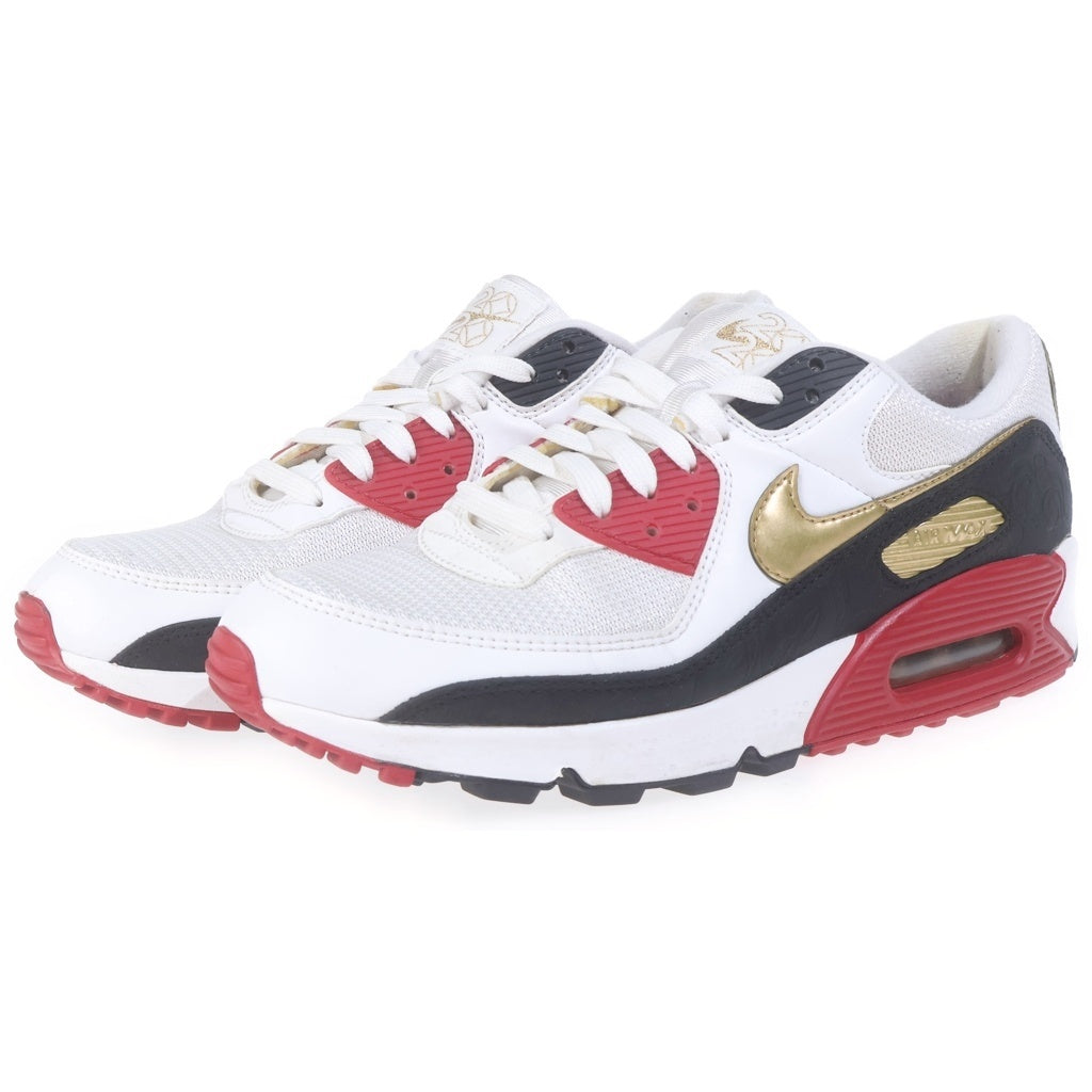 NIKE(ナイキ) AIR MAX 90 CHINESE NEW YEAR エアマックス90チャイニーズニューイヤー 2020 ローカットスニーカー US10/28cm ホワイト/ブラック/ゴールド CU3005-171