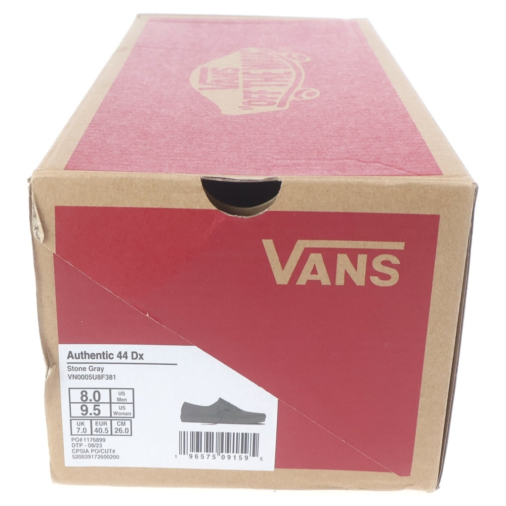 VANS(ヴァンズ) AUTHENTIC 44 DX オーセンティック ローカット スニーカー グレー US8/26cm VN0005U8F381