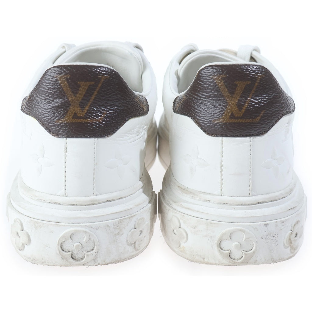 LOUIS VUITTON(ルイヴィトン) Time Out Line タイムラインアウト モノグラム レザー ローカットスニーカー ホワイト レディース 1A9HBT MS0230
