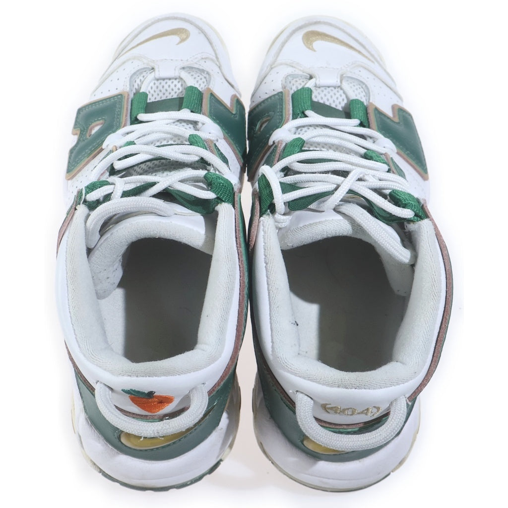 NIKE(ナイキ) AIR MORE UPTEMPO QS ATLANTA エア モア アップテンポ アトランタ ハイカットスニーカー グリーン/ホワイト US9/27cm AJ3139-100