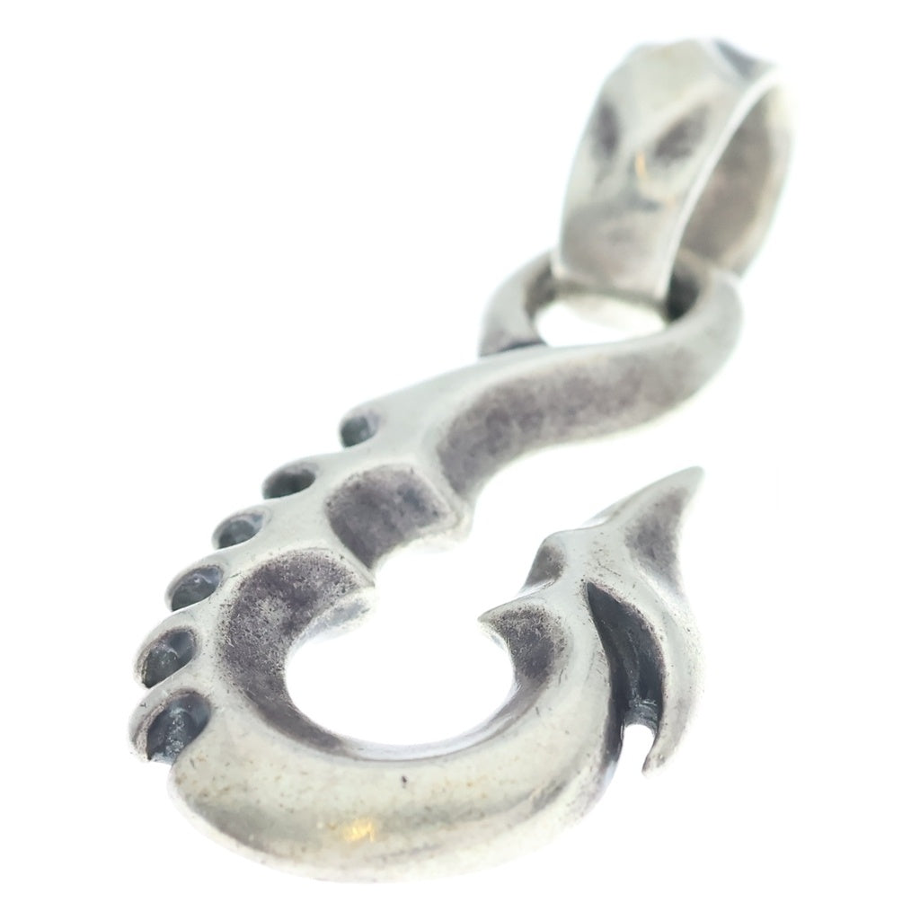 Bill Wall Leather/BWL(ビルウォールレザー) LARGE FISH HOOK ラージ フィッシュ フック ベイル ペンダントトップ シルバー
