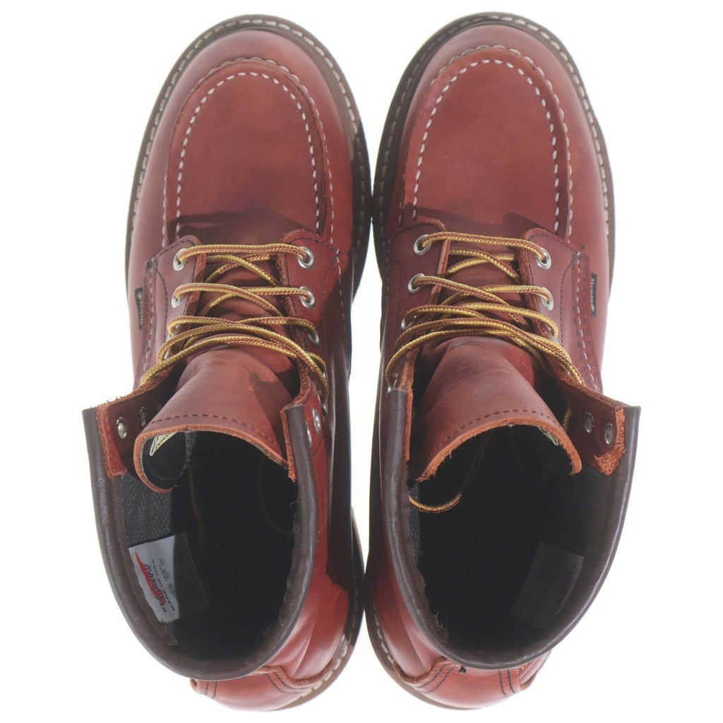 RED WING(レッド ウイング) 6-INCH CLASSIC MOC GORE-TEX 6インチ クラシックモック ゴアテックス レザーショートブーツ レッド US8/26cm 8864