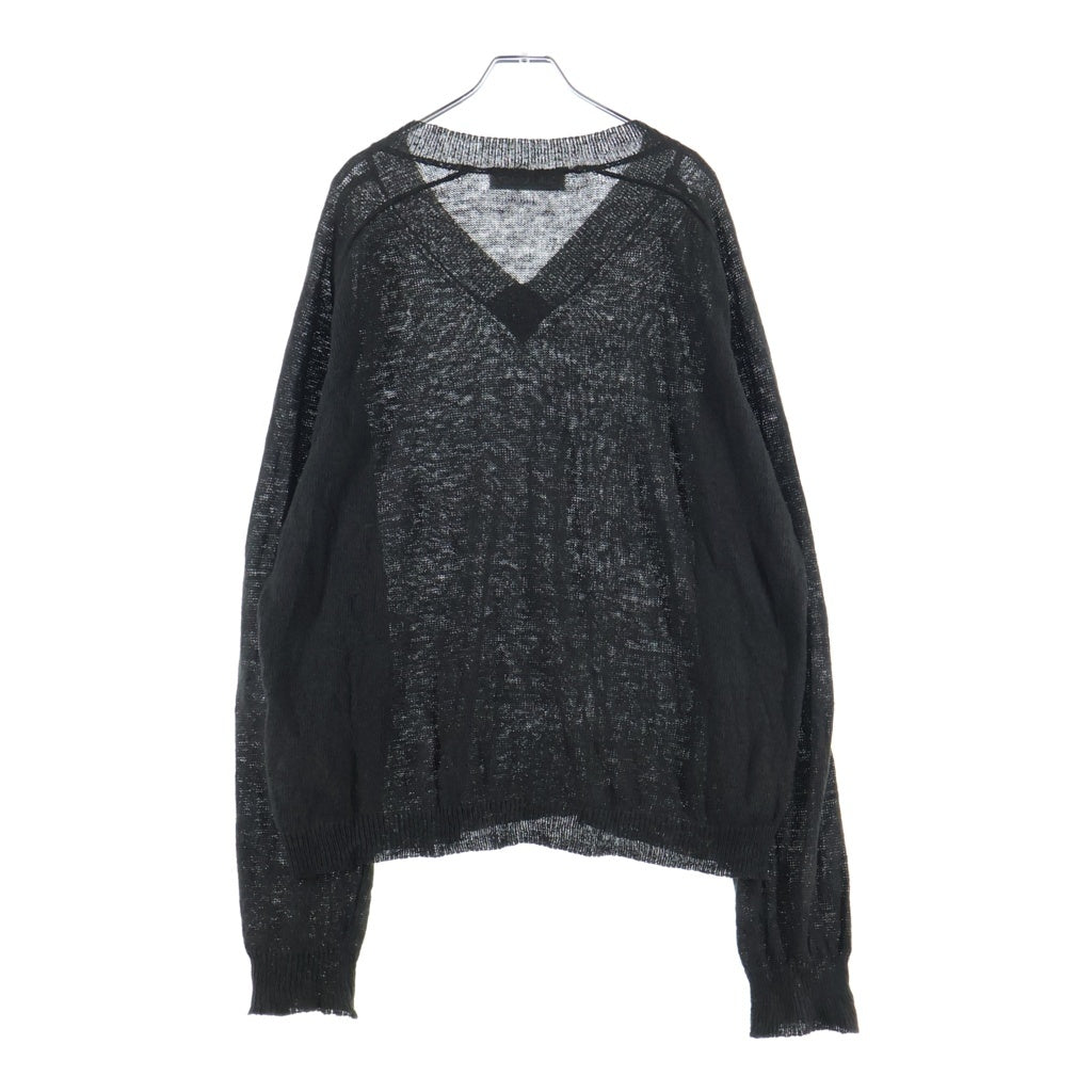 OUR LEGACY(アワーレガシー) 25SS RUE V-NECK ラグランスリーブ Vネック ニット セーター グリーン M2253RNG