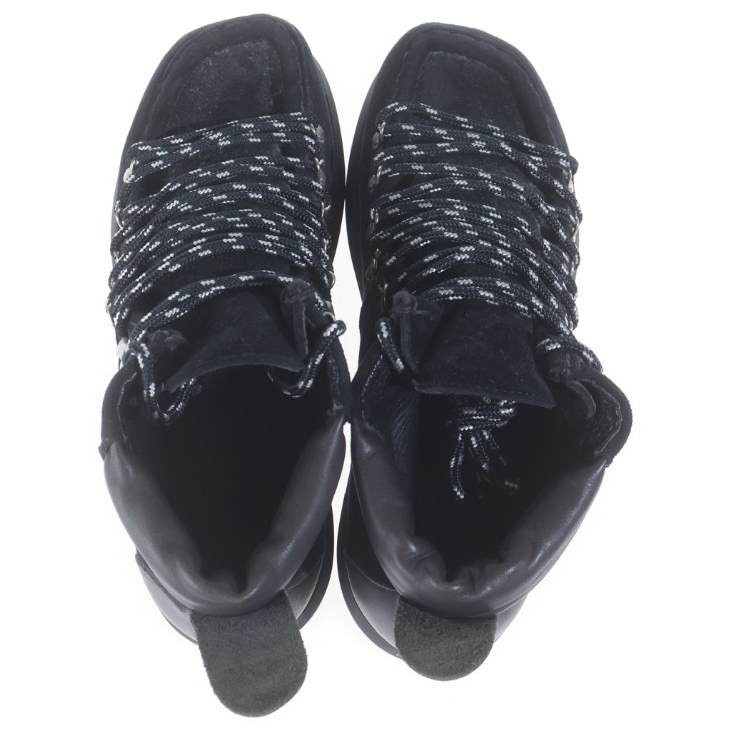 Sacai(サカイ) 20AW TREKKING BOOTS スウェードレザー レースアップ 厚底トレッキングブーツ シューズ ブラック 20-02417M