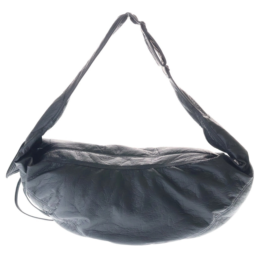 NUTEMPEROR(ナットエンペラー) ×RADD LOUNGE PU LEATHER EMBROIDERED BAG パドラウンジ レザー エンブロイダリード ショルダー バッグ ブラック レディース