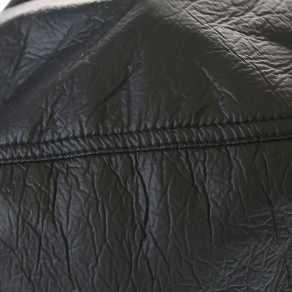 NUTEMPEROR(ナットエンペラー) ×RADD LOUNGE PU LEATHER EMBROIDERED BAG パドラウンジ レザー エンブロイダリード ショルダー バッグ ブラック レディース