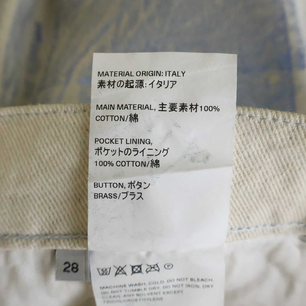 OUR LEGACY(アワーレガシー) 23AW THIRD CUT BLUE FOIL DENIM サード カット フォイル ジッパーフライ デニム パンツ ブルー M2235TBF