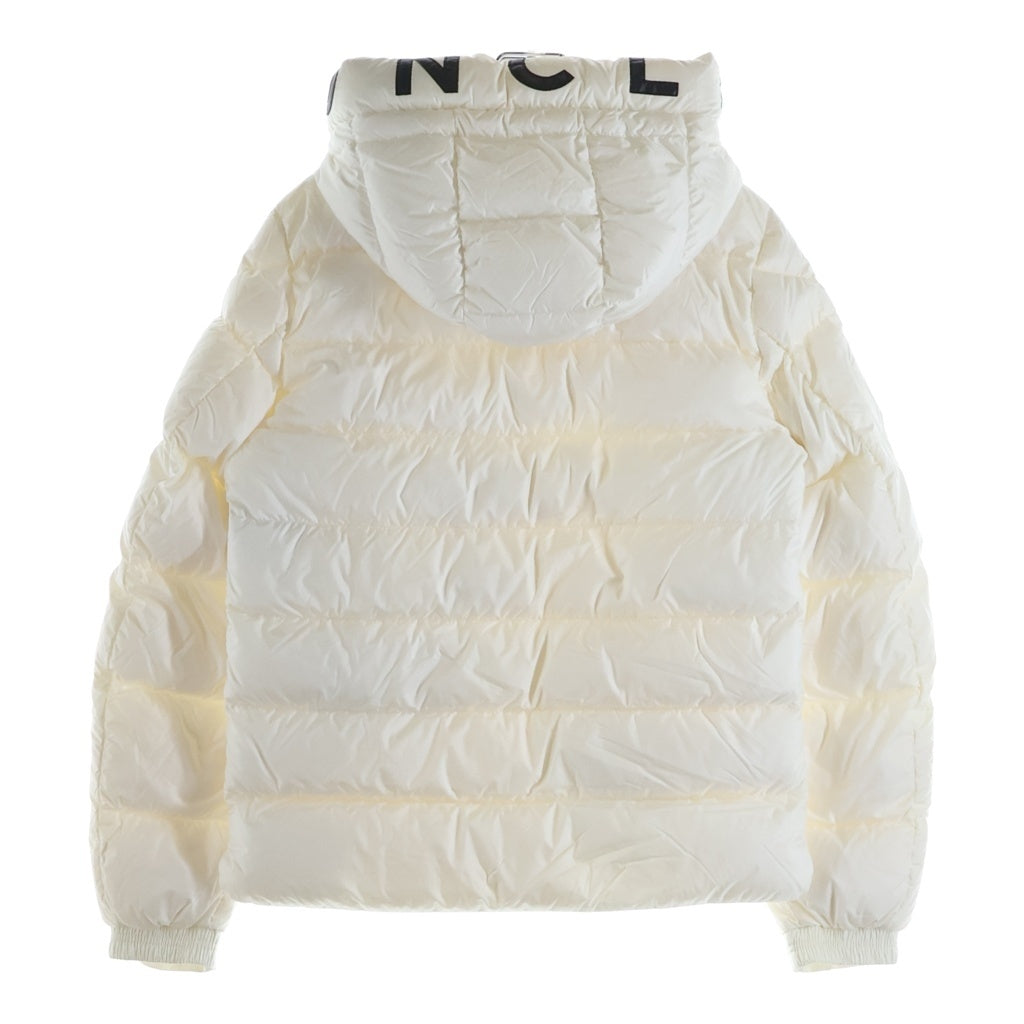 MONCLER(モンクレール) 21AW SALZMAN サルズマン フーデッドロゴ ダウンジャケット ホワイト G20911A00009 53048