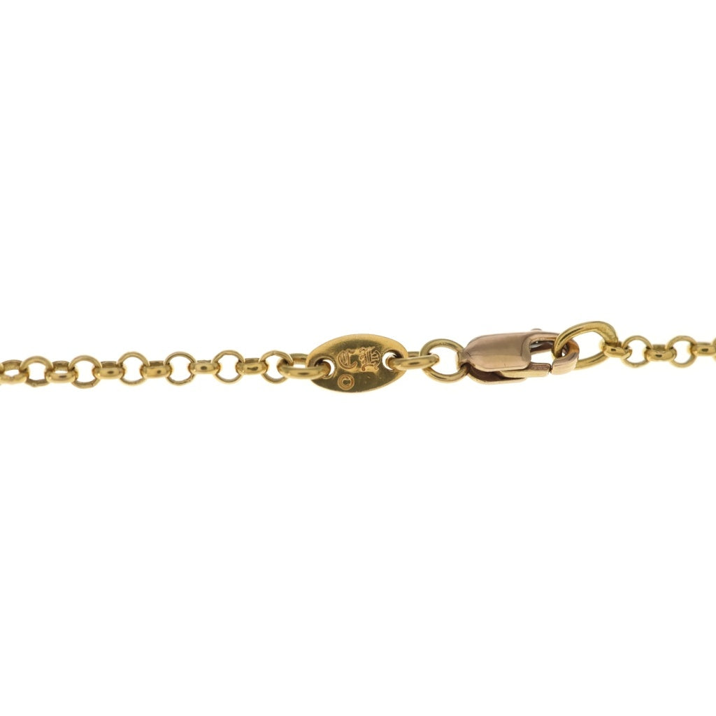 CHROME HEARTS(クロムハーツ) 22K NECKCHAIN R20 ロールチェーンネックレス 20inch ゴールド BCA011