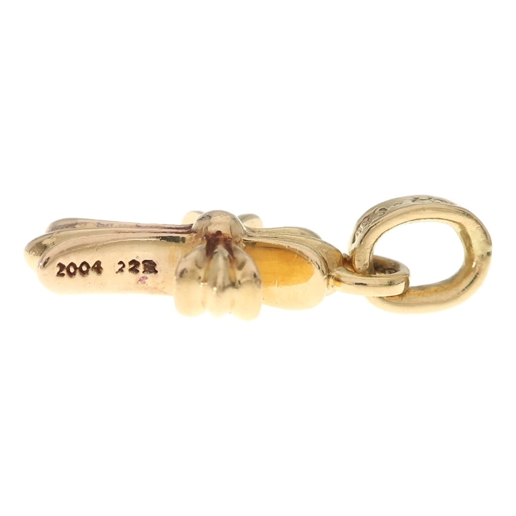 CHROME HEARTS(クロムハーツ) 22K CRS BBYFAT P/DIA ベイビーファットクロス PAVEダイヤ ペンダントトップ ゴールド BCA035