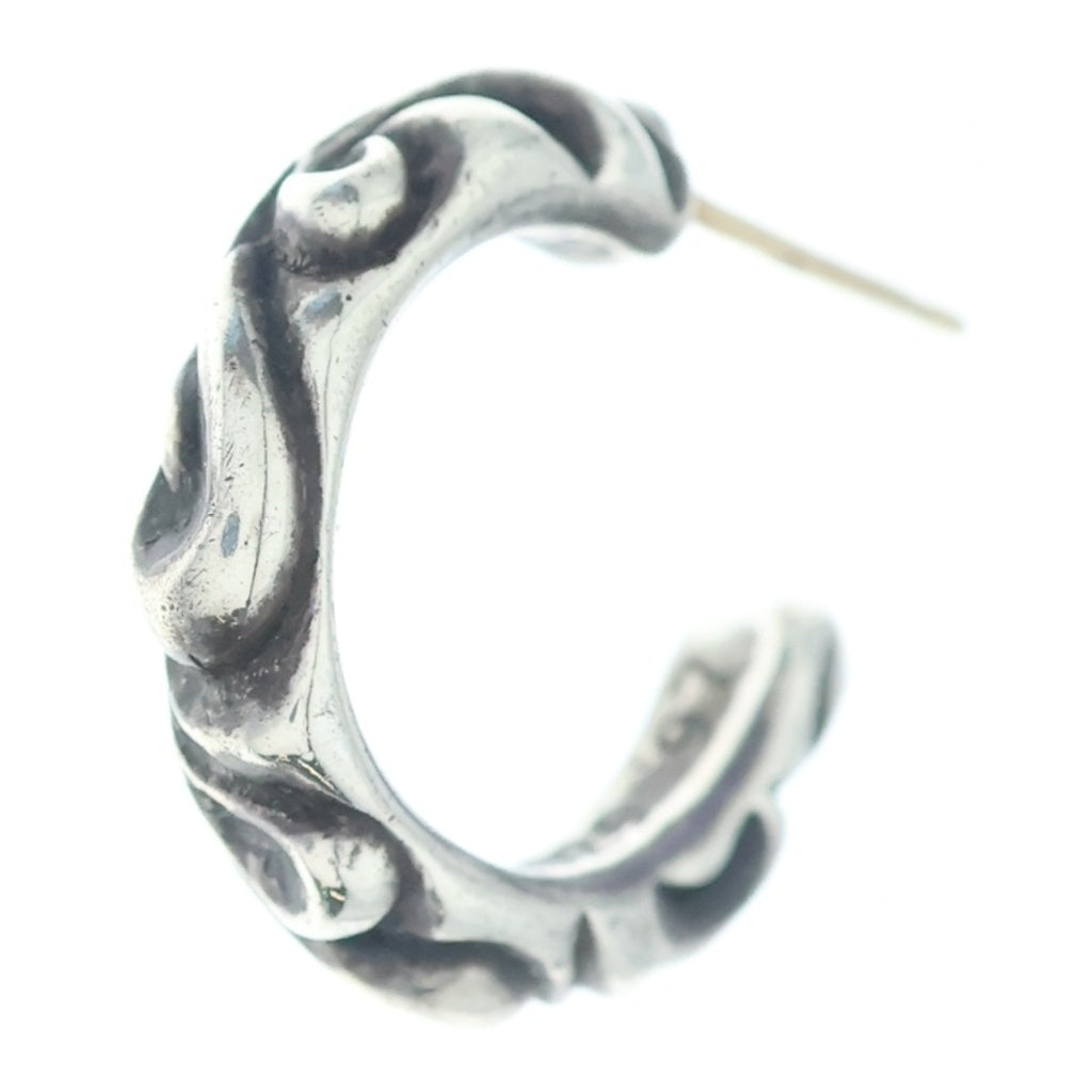 CHROME HEARTS(クロムハーツ) HOOP SCROOL スクロール フープピアス シルバー BCA102