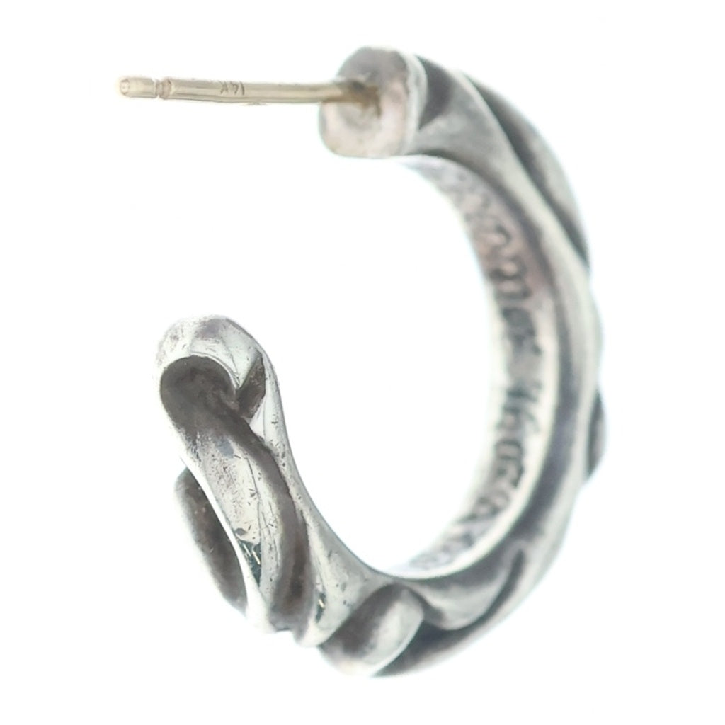 CHROME HEARTS(クロムハーツ) HOOP SCROOL スクロール フープピアス シルバー BCA102