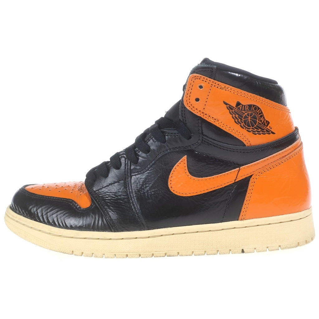 NIKE(ナイキ) AIR JORDAN 1 RETRO HIGH OG SHATTERED BACKBOARD 3.0 エアジョーダン1レトロ シャッタードバックボード ハイカットスニーカー オレンジ US9.5/27.5cm 555088-028