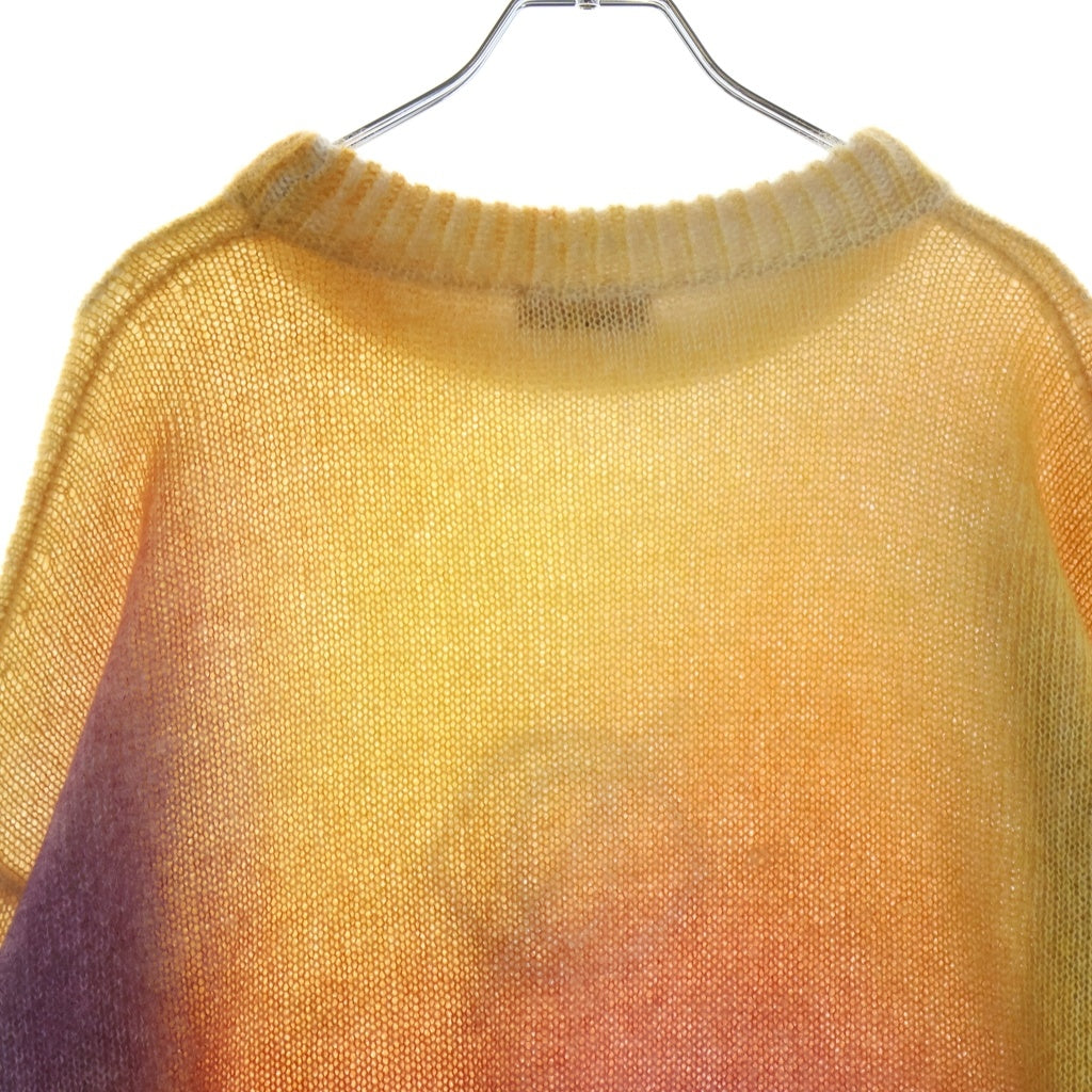 Palm Angels(パームエンジェルス) TIE DYE SENSITIVE CONTENT SWEATER タイダイ センシティブコンテンツ ニットセーター マルチカラー PMHE007F19649006