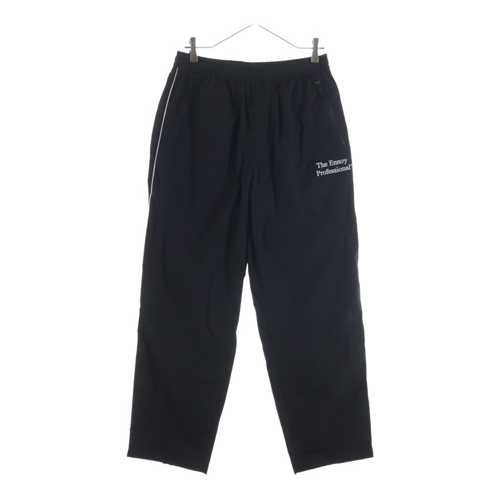 The Ennoy Professional(エンノイプロフェッショナル) 26SS PIPING NYLON TRACK PANT パイピング ナイロン トラック パンツ ブラック SS26BRENPT01LP