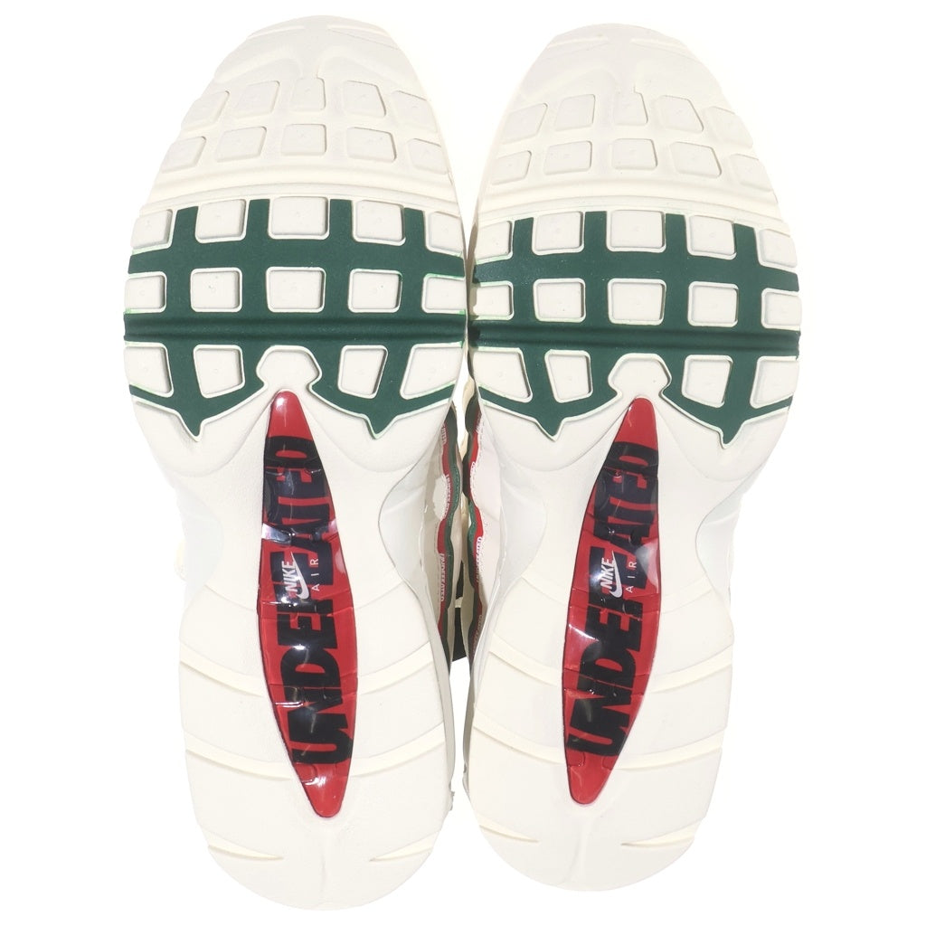 NIKE(ナイキ) ×UNDEFEATED AIR MAX 95 SP SAIL アンディフィーテッド エアマックス95 セイル ローカットスニーカー ホワイト US8.5/26.5cm IB4453-100
