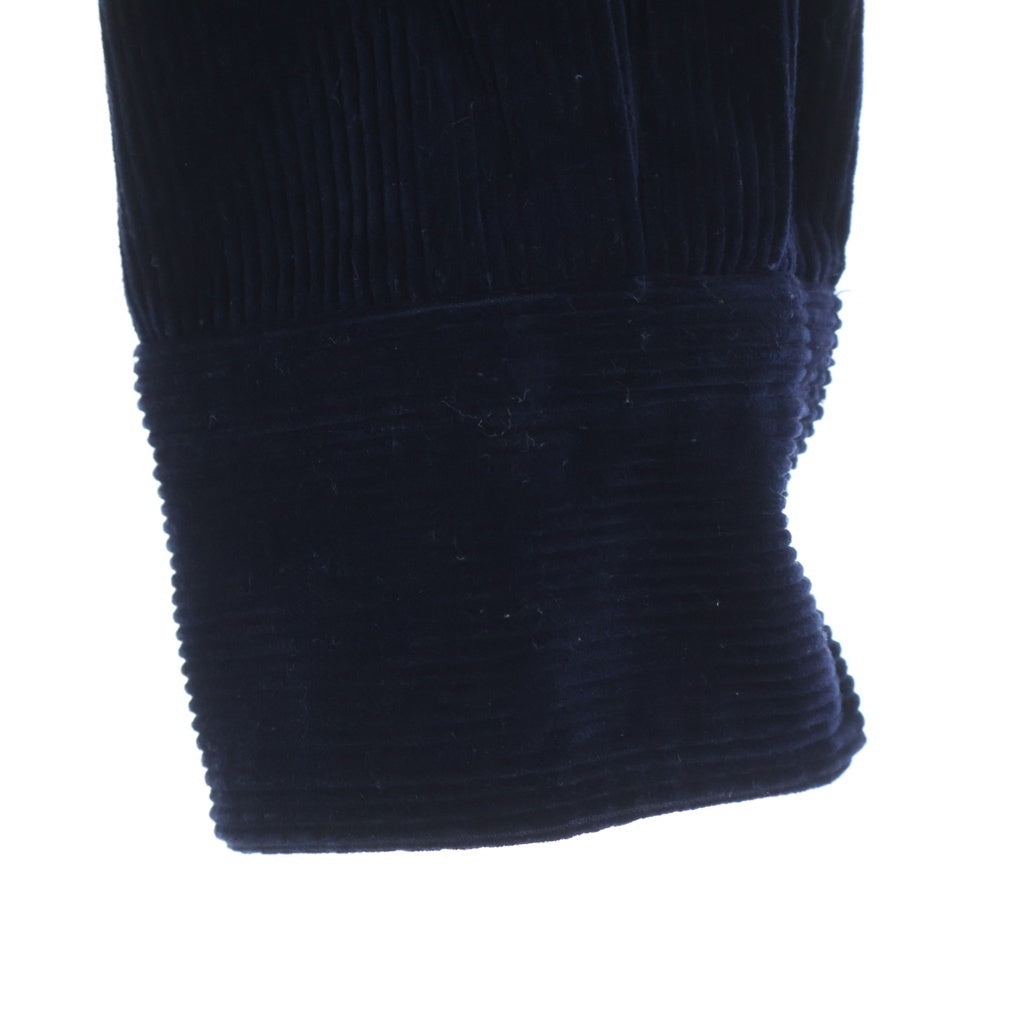 Sacai(サカイ) 14AW コーデュロイ ワンポケット ボタンダウン長袖シャツ ネイビー 14‐00645M