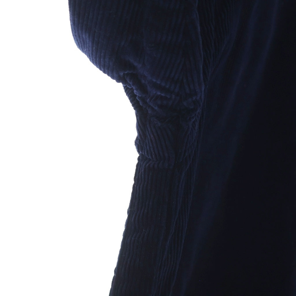 Sacai(サカイ) 14AW コーデュロイ ワンポケット ボタンダウン長袖シャツ ネイビー 14‐00645M